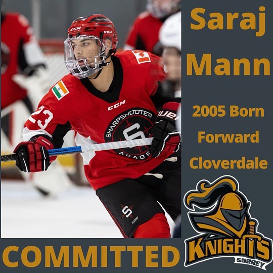 The Knights are proud to announce that they have signed Saraj Mann to play for the 2022/23 season! Welcome to the Knights Lair Saraj!!!